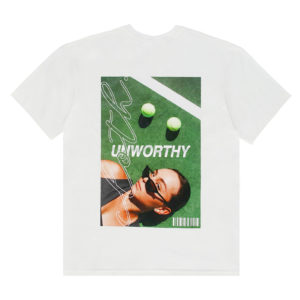 Unworthy Cloth Net Basic short sleeve tee tennis white